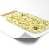 缶詰フード – ザワークラウト ポスター (角)