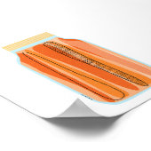 缶詰フード – ニンジン ポスター (角)