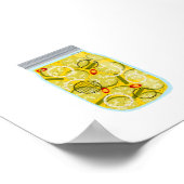 缶詰フード – パン&バター漬け ポスター (角)