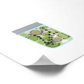 缶詰フード – ピクルス漬きフードヘッド ポスター (角)