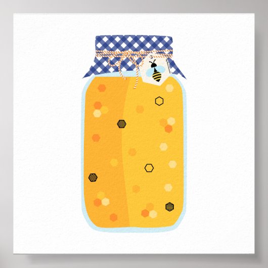 缶詰フード – 蜂蜜 ポスター (正面)