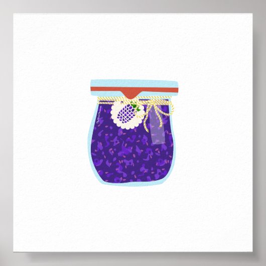 缶詰フード – Blackberry Jam ポスター (正面)