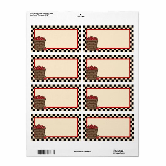 缶詰ラベル ラベル (フルシート)