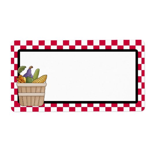 缶詰ラベル ラベル (正面)