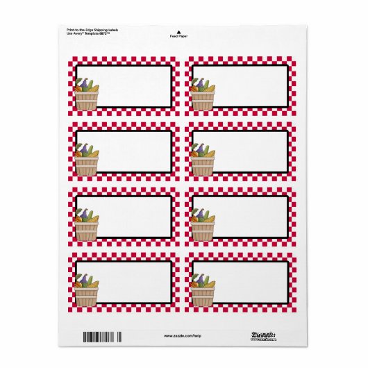 缶詰ラベル ラベル (フルシート)