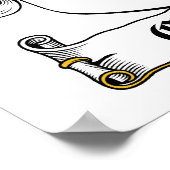 缶詰家紋 ポスター (角)