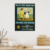 缶詰食品1914 ポスター (キッチン)