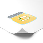 缶詰食品 – レモンカード ポスター (角)