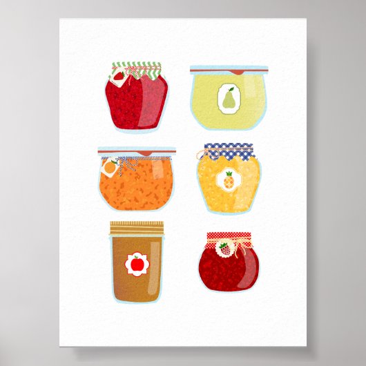 缶詰食品 – 混合ジャム ポスター (正面)