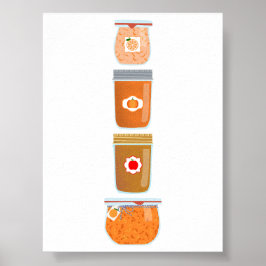 缶詰食品 – 混合ジャム ポスター