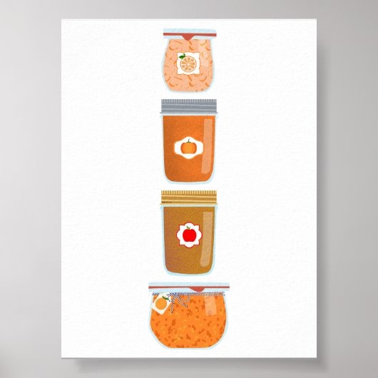 缶詰食品 – 混合ジャム ポスター (正面)