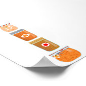 缶詰食品 – 混合ジャム ポスター (角)