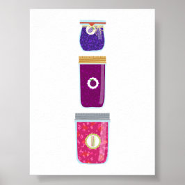 缶詰食品 – 混合ジャム ポスター