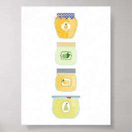 缶詰食品 – 混合ジャム ポスター