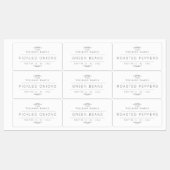 缶詰 ラベル (シート)