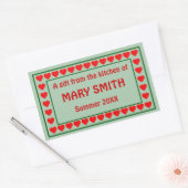 缶詰、保存、ラベルのジャリングを行カスタマイズう 長方形シール (封筒)