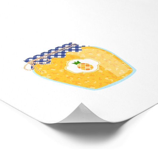 缶詰 – Pineapple Jam ポスター (角)