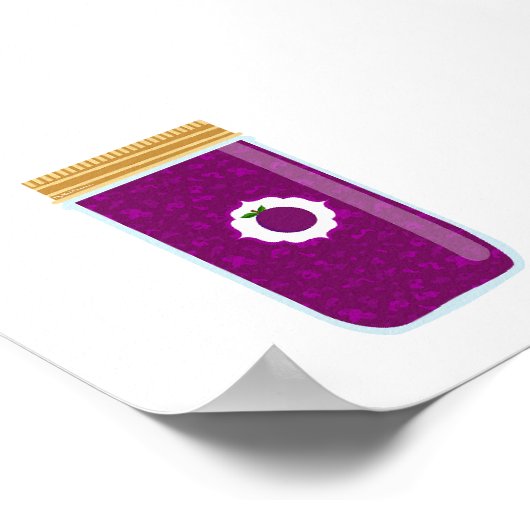 缶詰 – Plum Jam ポスター (角)