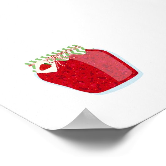 缶詰 – Strawberry Jam ポスター (角)