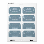 缶詰JARラベル（戻る必要あり） ラベル (フルシート)