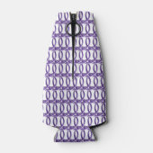 缶/ボトルクール – 紫のリングや輪 ボトルクーラー (裏面)