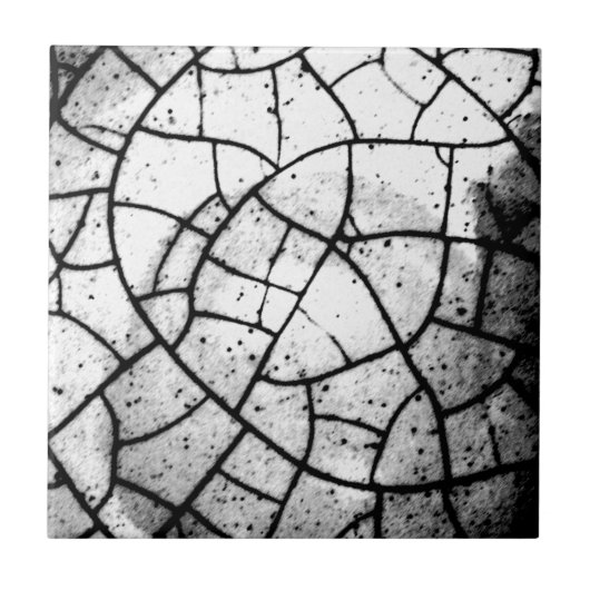 罅割れた質 タイル (正面)