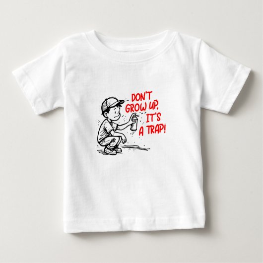 罠だ ベビーTシャツ (正面)