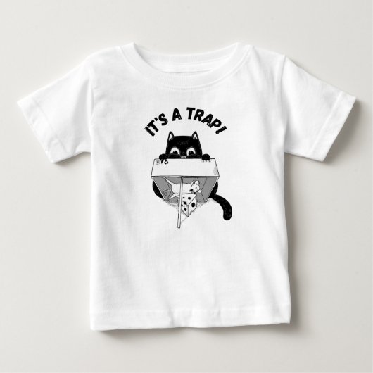 罠だ ベビーTシャツ (正面)