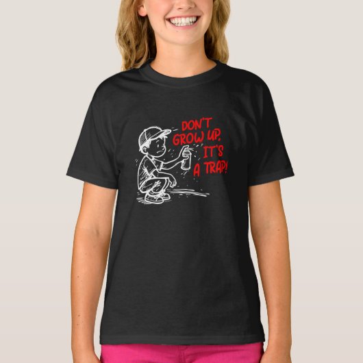 罠だ Tシャツ (正面)