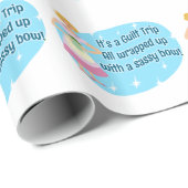 罪おもしろい意識トリップスナーキーことわざ ラッピングペーパー (ロールコーナー)