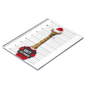 罪おもしろい罪のキリン・クリスマス ノートブック (左側)