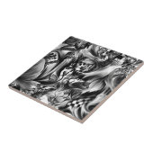 罪および煙の溶けるスカル タイル (側面)