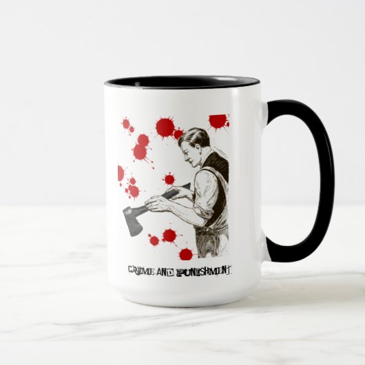罪および罰 マグカップ (右)