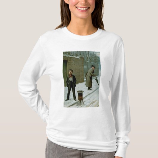 罪があるか罪がない雪玉- Tシャツ (正面)