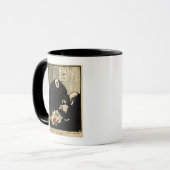 罪がある容疑者は質問を上げることを試みます マグカップ (正面左)