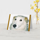 罪がある犬 カード (黄色い花)