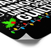 罪のいけな証明されたChまで罪のないおもしろいいい ポスター (角)