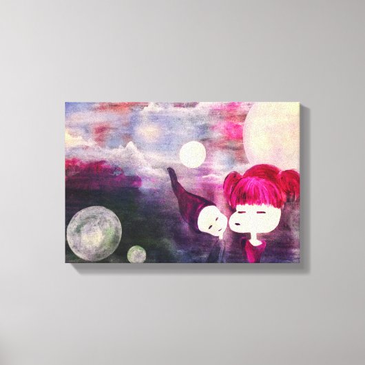 罪のないキス キャンバスプリント (正面)