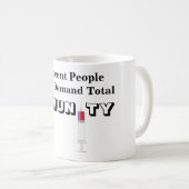 罪のない人は完全な免疫を要求しない コーヒーマグカップ (正面右)