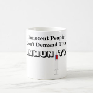 罪のない人は完全な免疫を要求しない コーヒーマグカップ