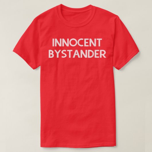 罪のない傍観者 Tシャツ (デザイン正面)