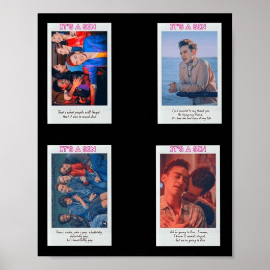 罪のセットT ポスター (正面)