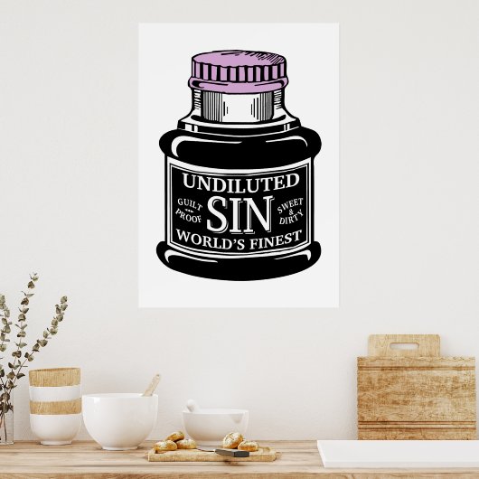 罪のボトル ポスター (キッチン)