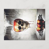 罪のリンゴとスカル ポストカード (正面)