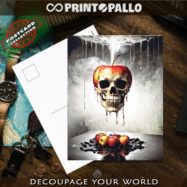 罪のリンゴとスカル ポストカード