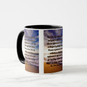 罪の二音のマグの解放のための祈りの言葉 マグカップ (正面左)