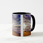 罪の二音のマグの解放のための祈りの言葉 マグカップ (正面右)