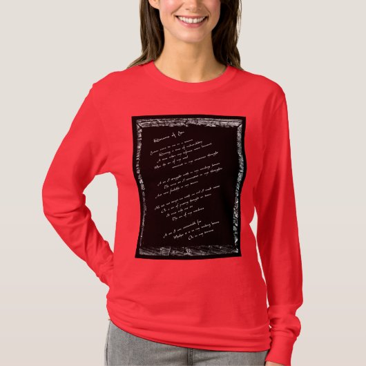 罪の夢 Tシャツ (正面)