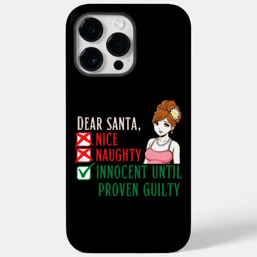 罪の親愛証明を得るまで無実のサンタ Case-Mate iPhoneケース (裏面)