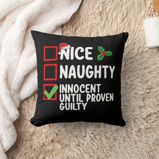 罪の証明いけなされたクリスマまでナイスイノセント クッション (ブランケット)